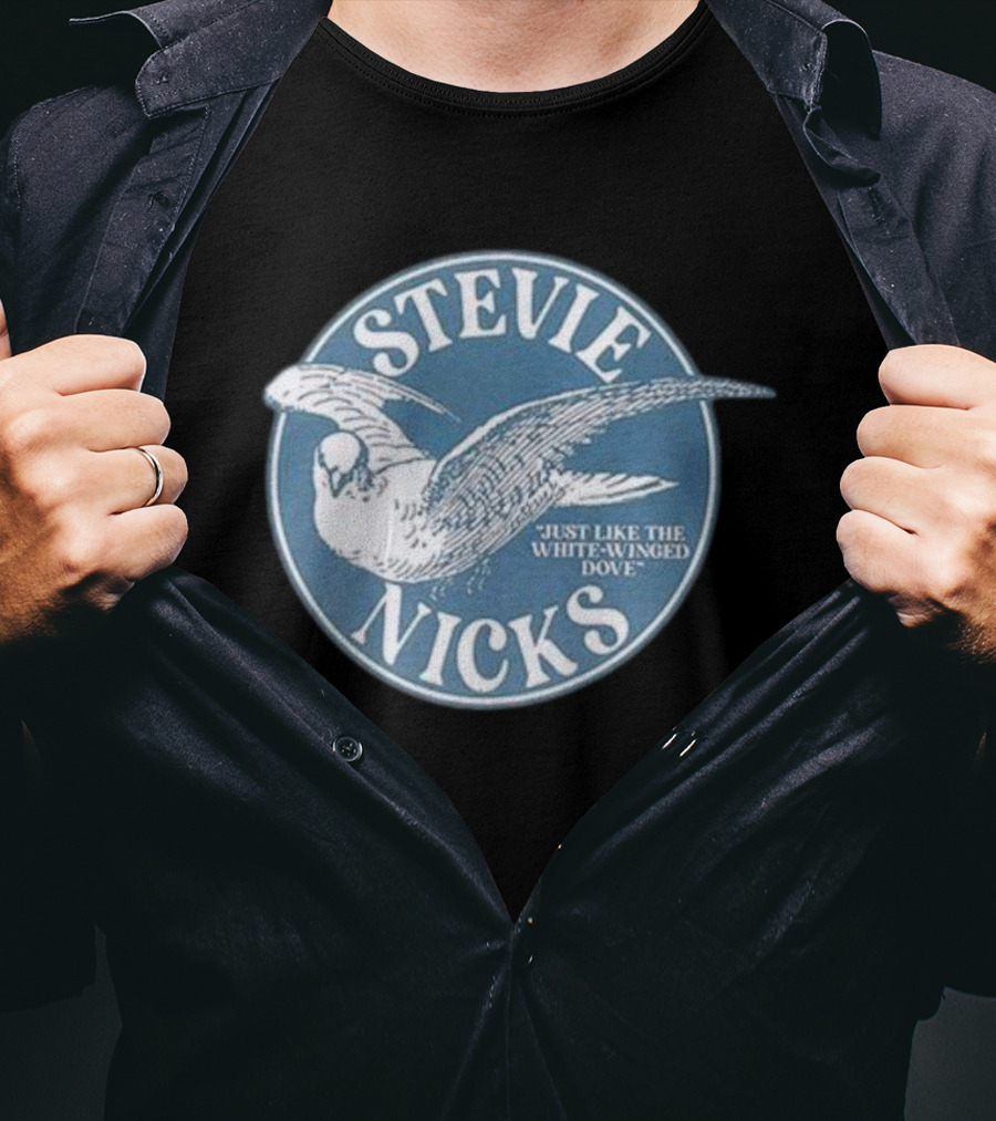 Stevie Nicks Just Like The White-Winged Dove Circular T-Shirt