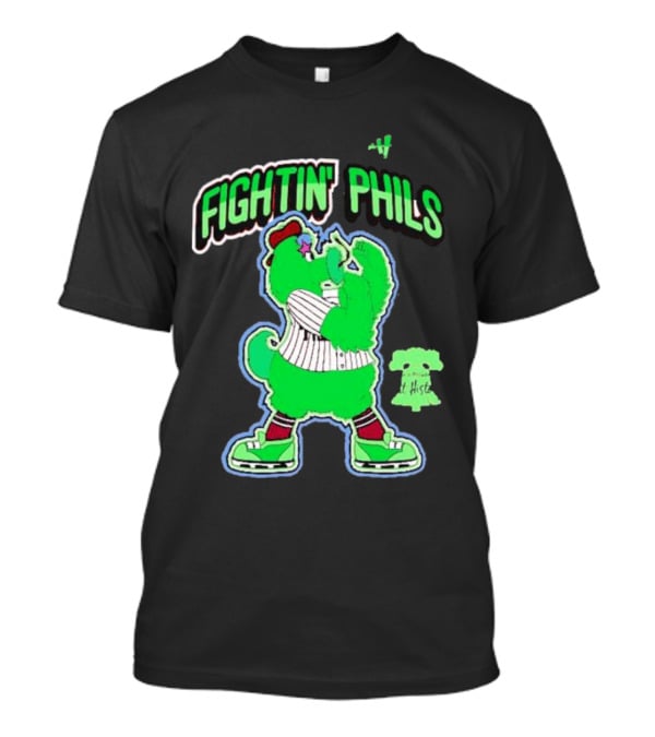 FIGHTIN' PHILS Neon Mascot Art History T-Shirt