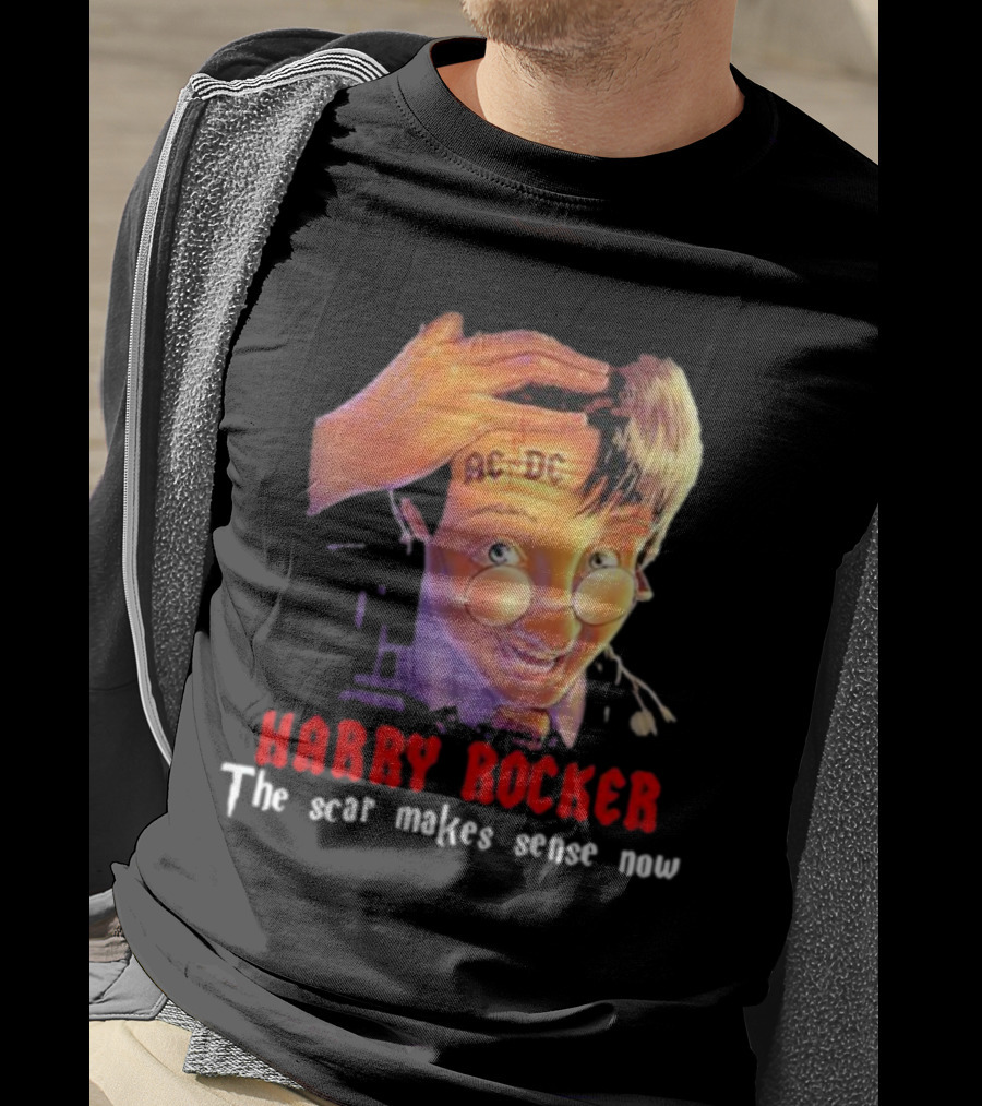 HARRY ROCKER AC-DC The Scar Makes Sense Now T-Shirt