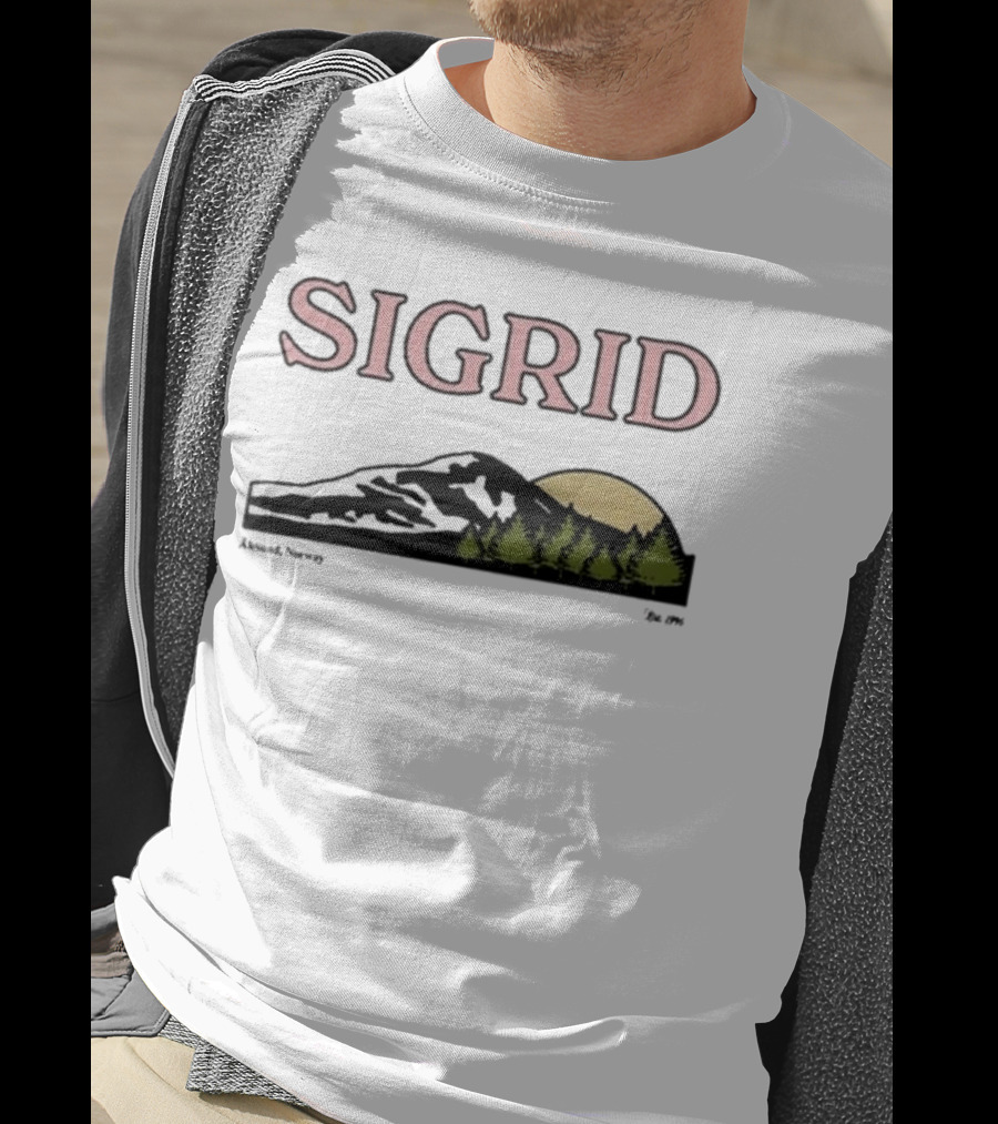 Sigrid Arendal Norway Mountain Sunset 1996 T-Shirt