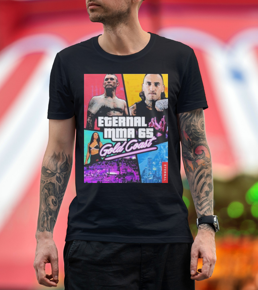 Eternal MMA 65 Gold Coast Kuhne vs Dimps T-Shirt