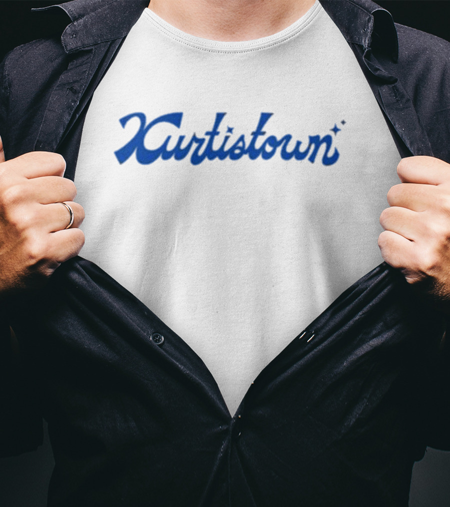 Kurtistown Blue Script Star T-Shirt