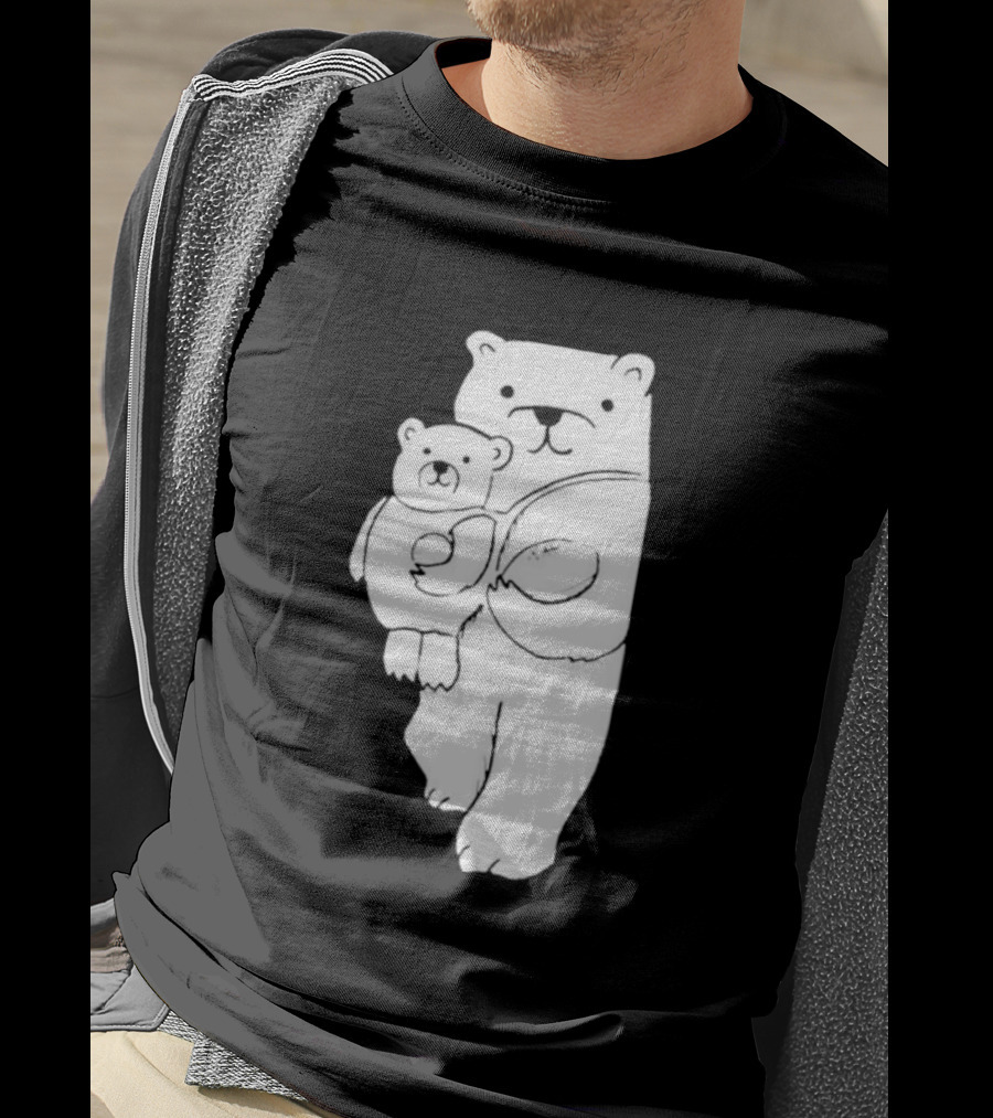 Nathan W Pyle Illinois Bear And Cub Duo T-Shirt