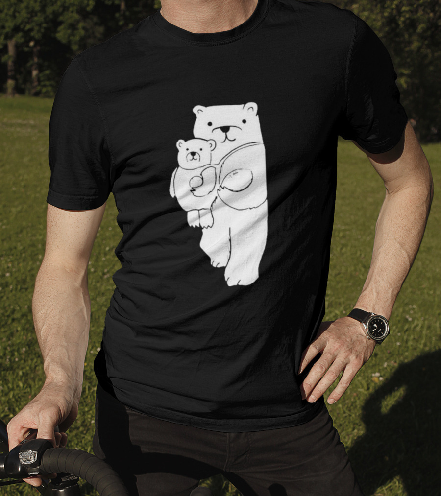 Nathan W Pyle Illinois Bear And Cub Duo T-Shirt