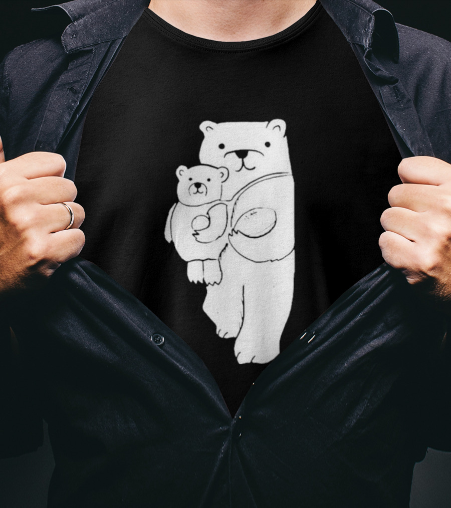 Nathan W Pyle Illinois Bear And Cub Duo T-Shirt