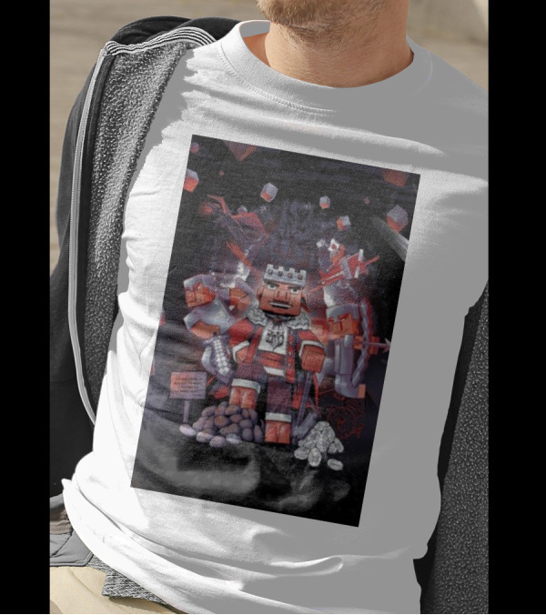 Technoblade The Journey Continues Minecraft-Inspired Fantasy Adventure T-Shirt