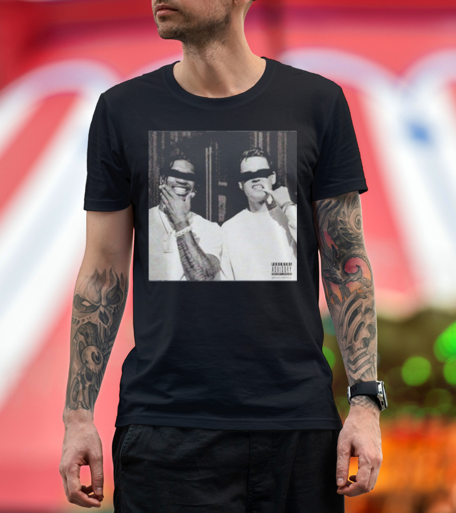 Bengalsgraphics They Are Burning All The Witches So Light Me Parental Advisory Duo with Black Bars T-Shirt