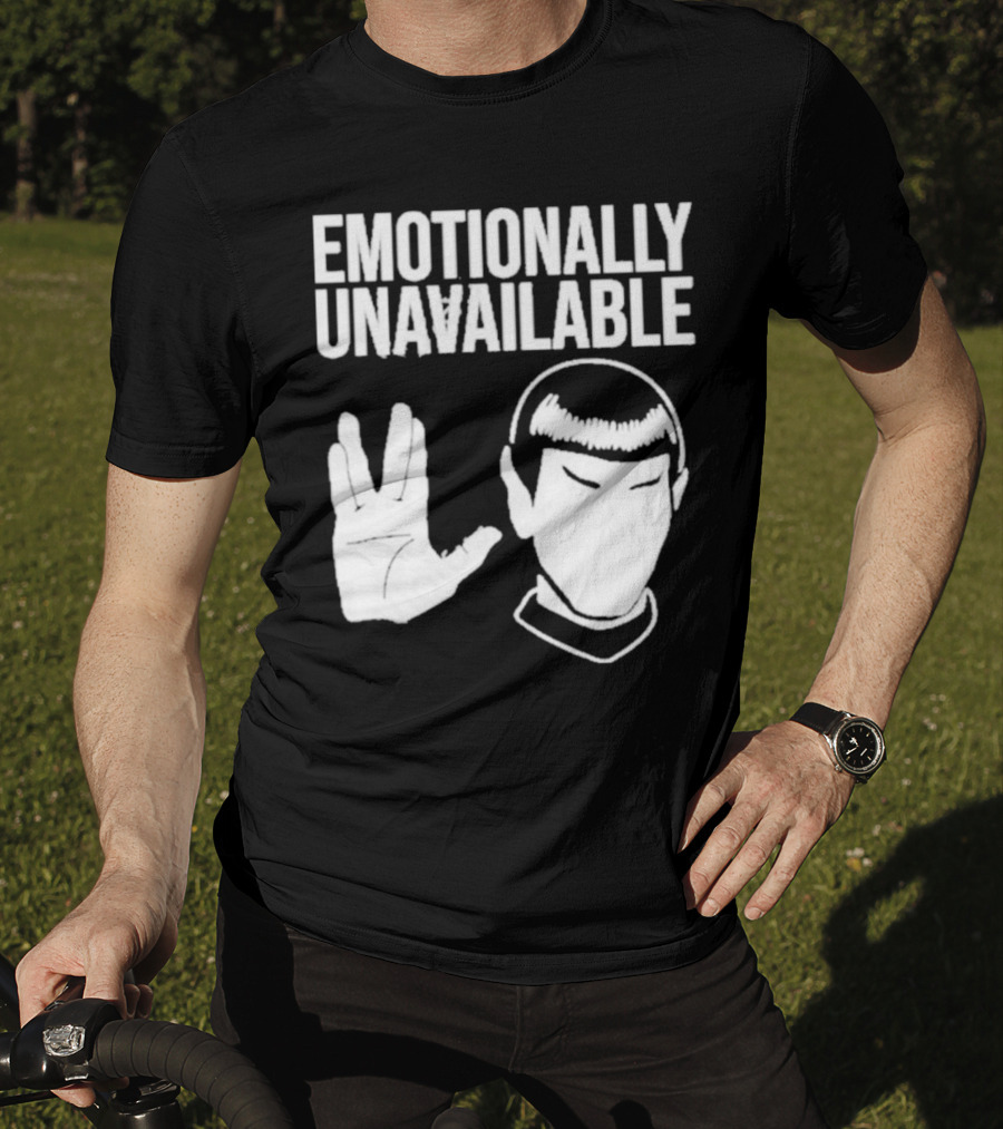 Emotionally Unavailable Star Trek Vulcan Gesture T-Shirt