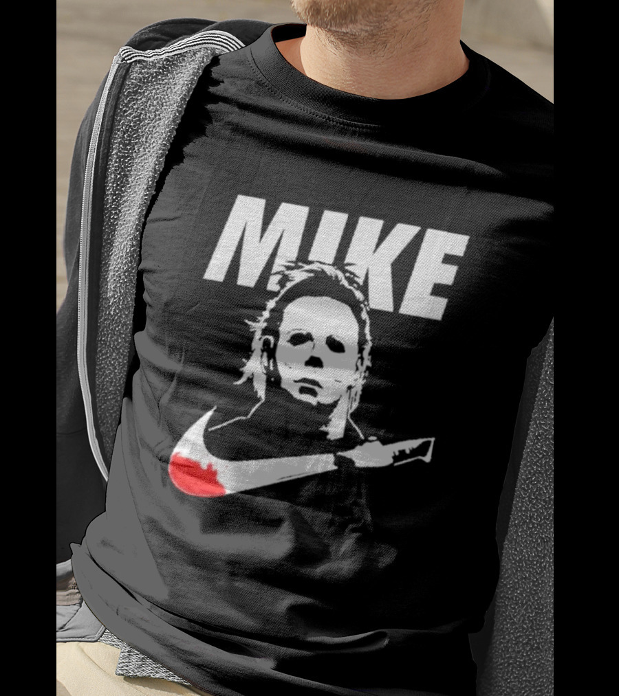 Mike Myers Parody Mask Knife Halloween T-Shirt