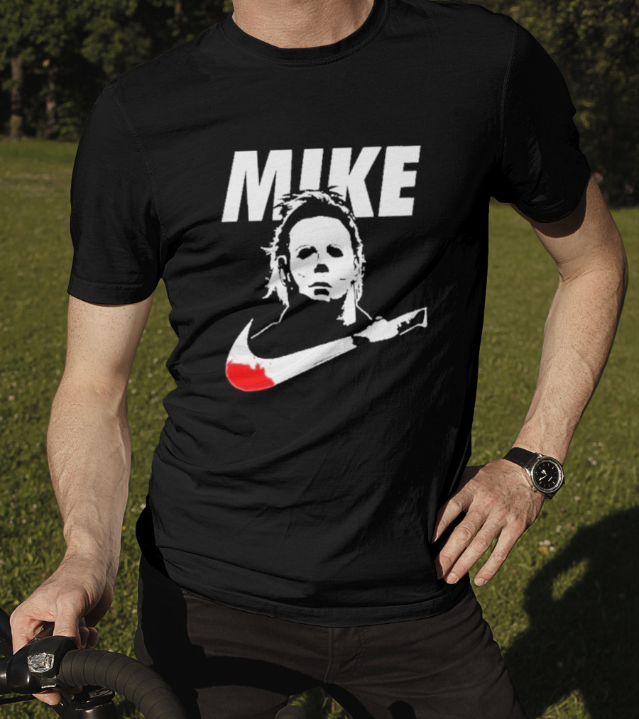 Mike Myers Parody Mask Knife Halloween T-Shirt