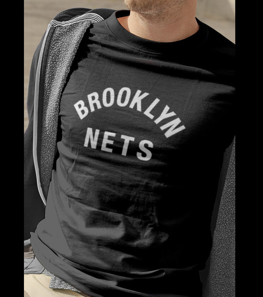 Brooklyn Nets Classic Arch Logo NBA Team Merchandise T-Shirt