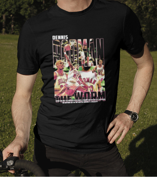 Dennis Rodman The Worm Bulls Vision To Success T-Shirt