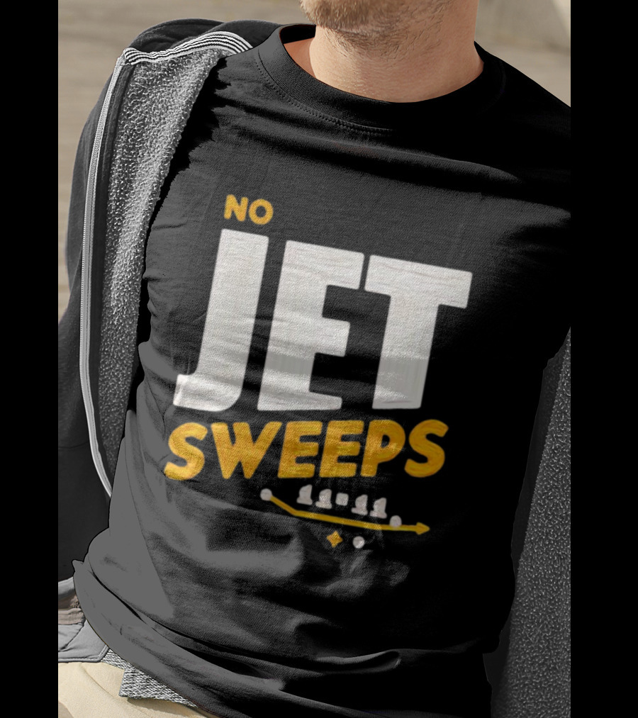 No Jet Sweeps 11 11 Football Play Diagram T-Shirt