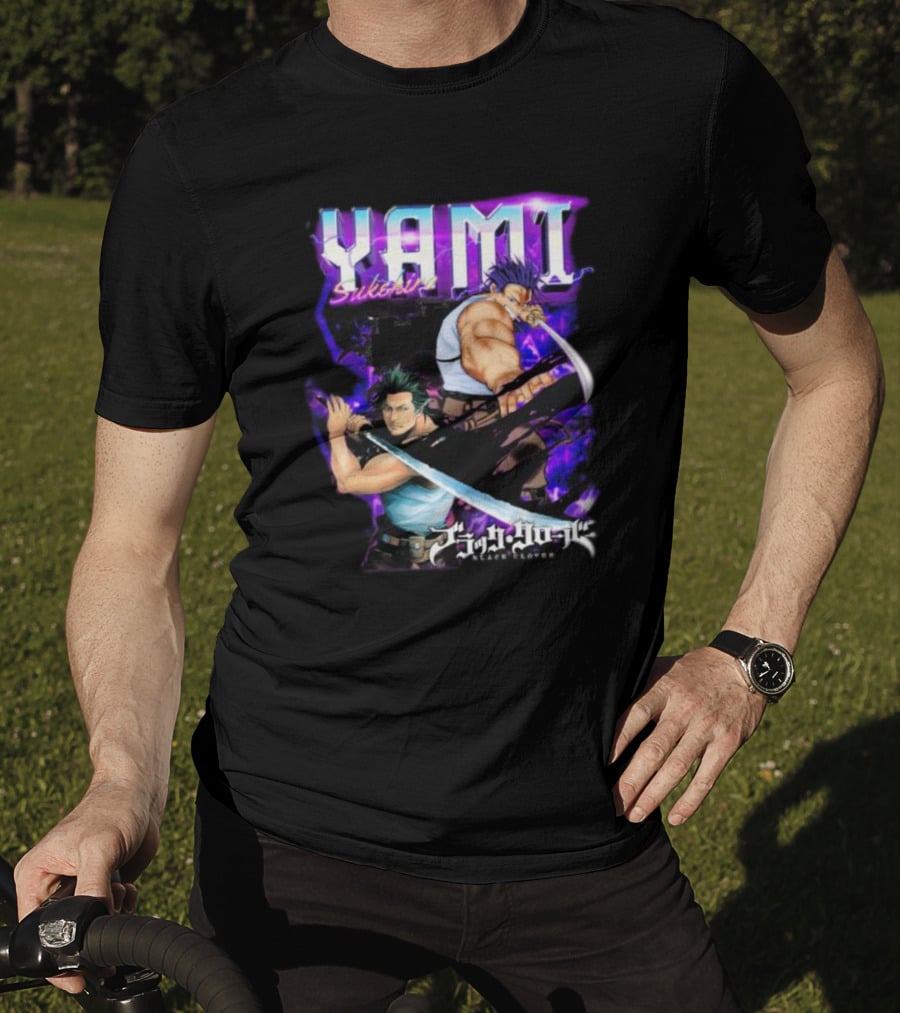 Yami Sukehiro Black Clover Dual Sword Epic Darkness T-Shirt