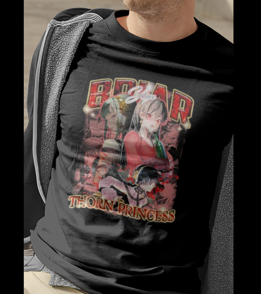 Briar Yor Thorn Princess Anime Characters Collage T-Shirt