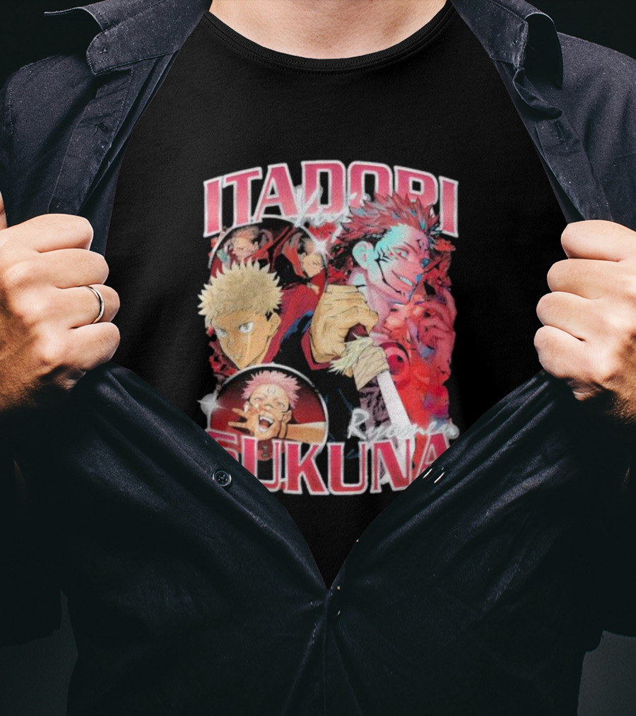 Itadori Yuji Ryomen Sukuna Jujutsu Kaisen Manga T-Shirt