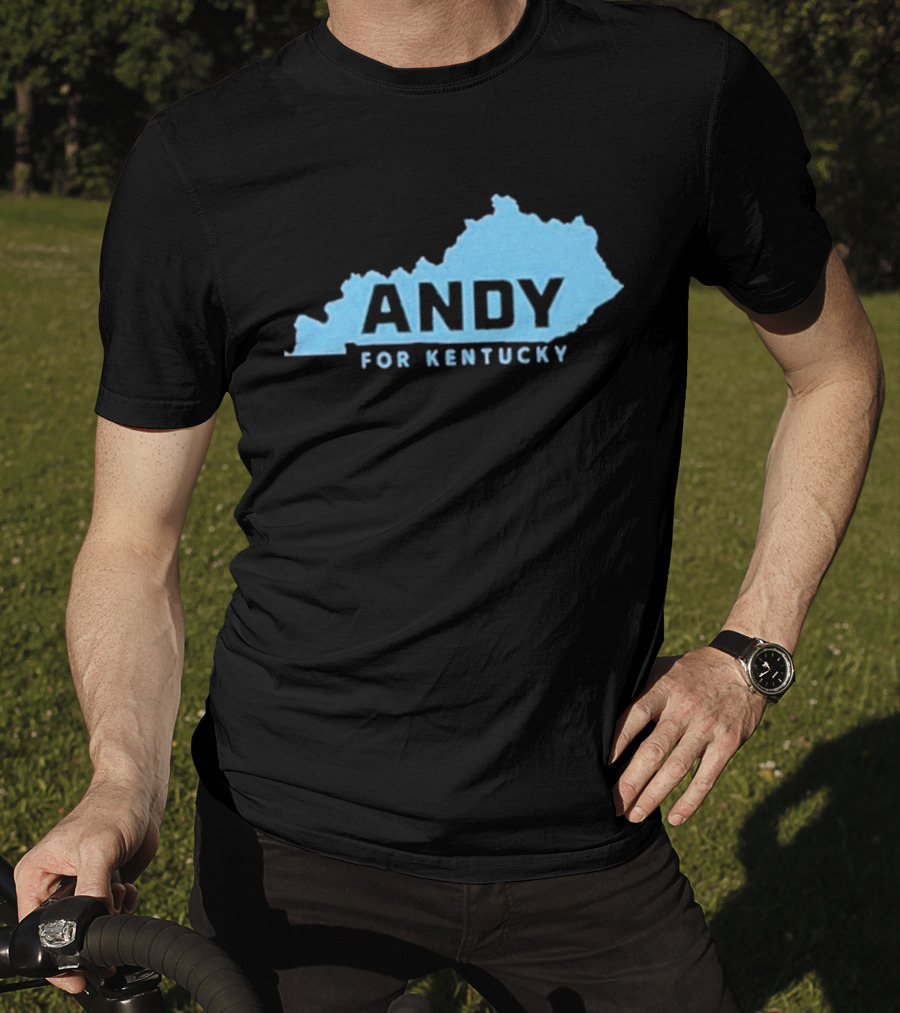 Andy For Kentucky Blue Map Campaign T-Shirt