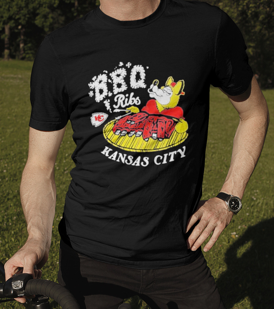 BBQ Ribs Kansas City Chiefs BBQ Dog Kansas City T-Shirt