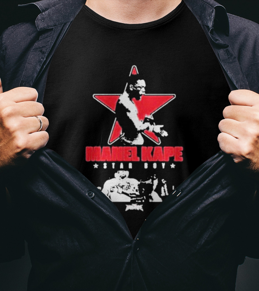 Manel Kape Star Boy Full Violence Red Star Iconography T-Shirt