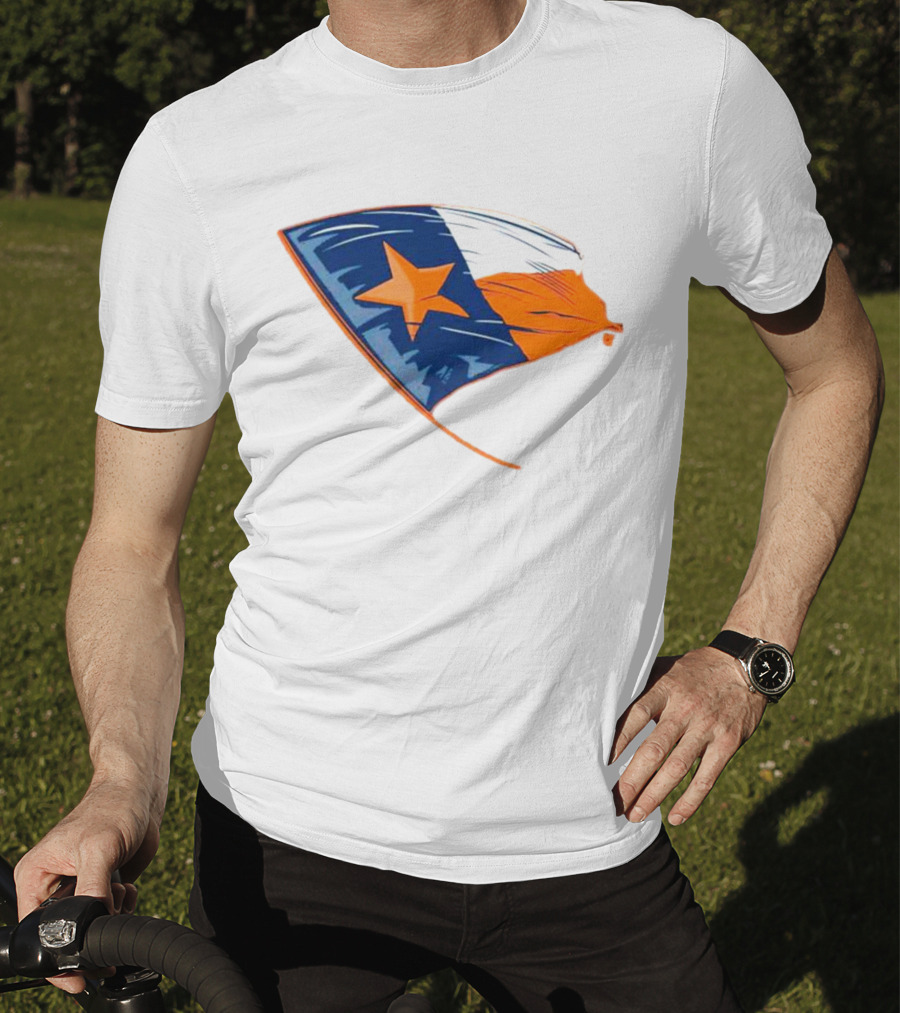 Houston State Flag Texas Colors And Star T-Shirt