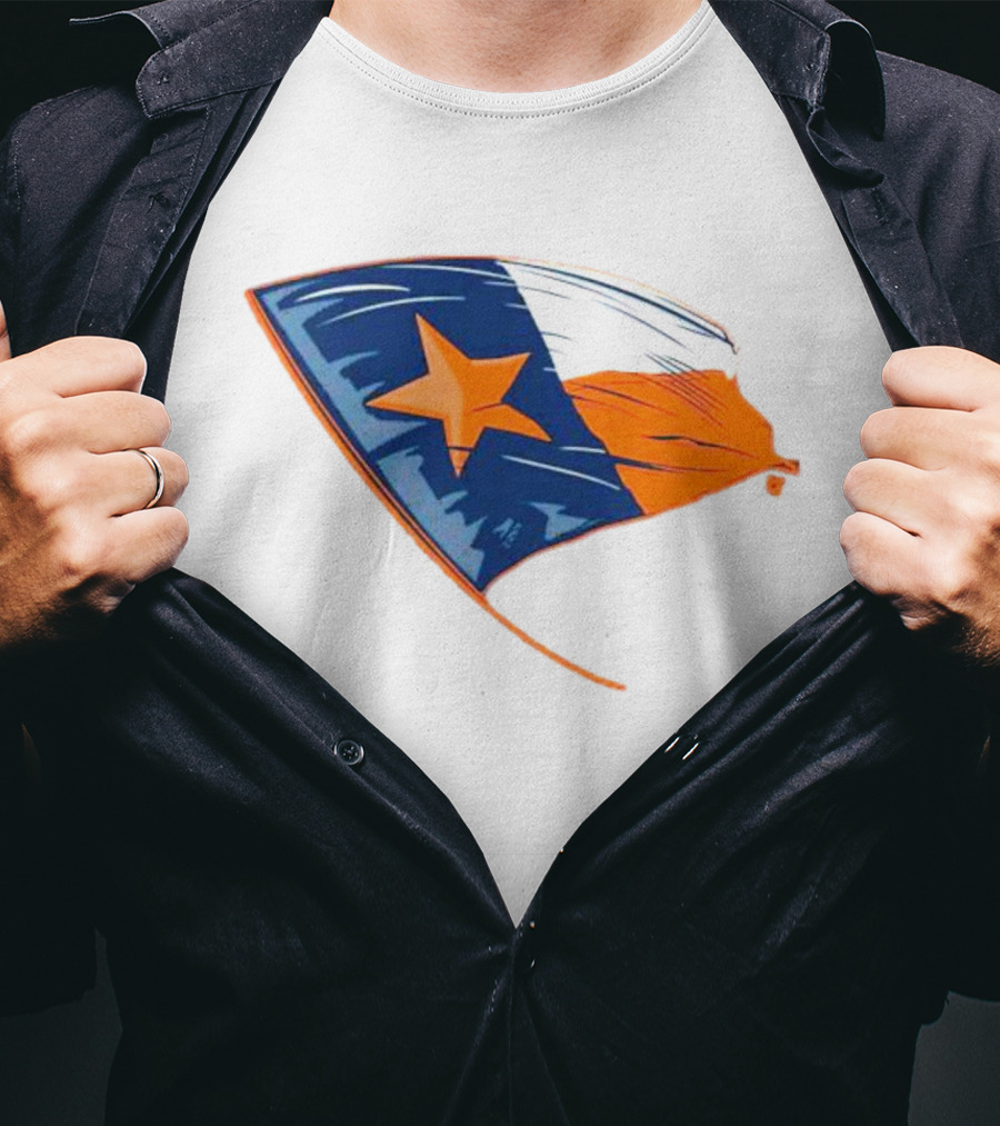 Houston State Flag Texas Colors And Star T-Shirt