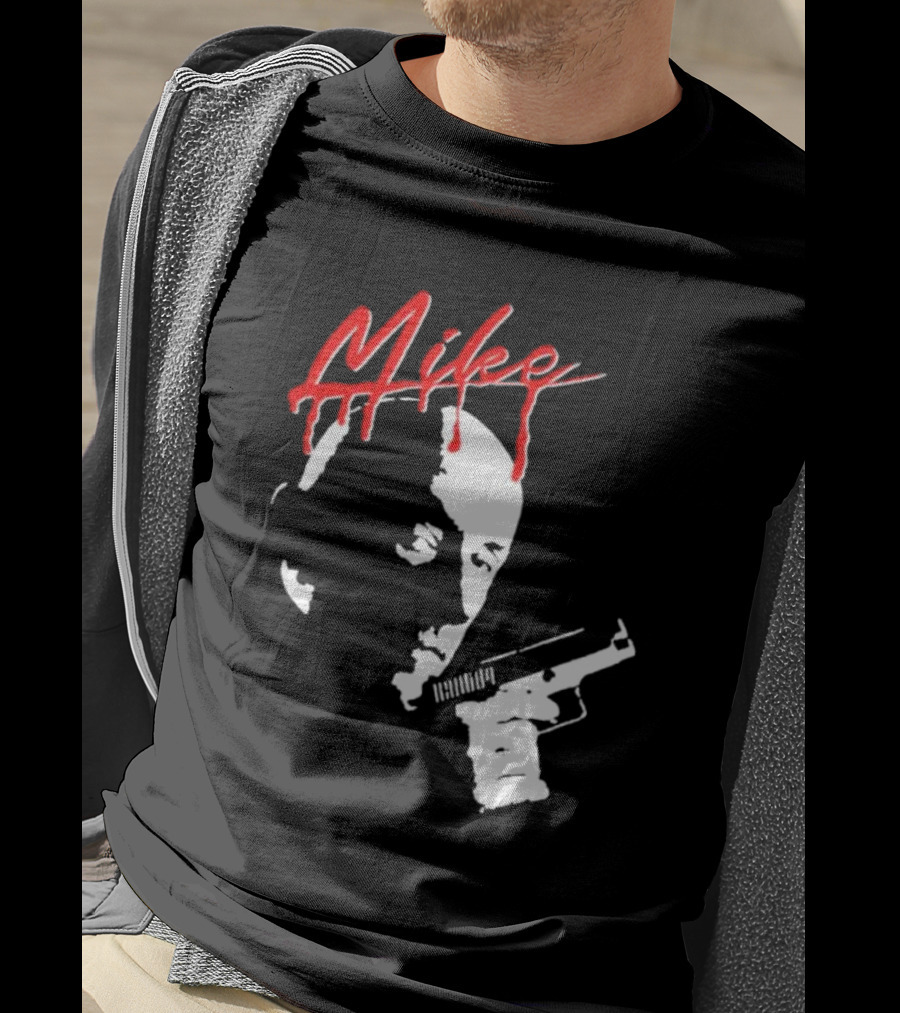Mike Crime Noir Gunman T-Shirt