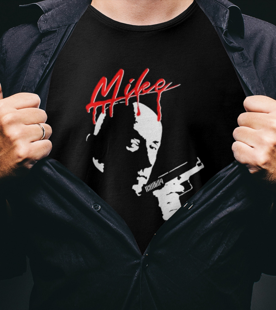Mike Crime Noir Gunman T-Shirt