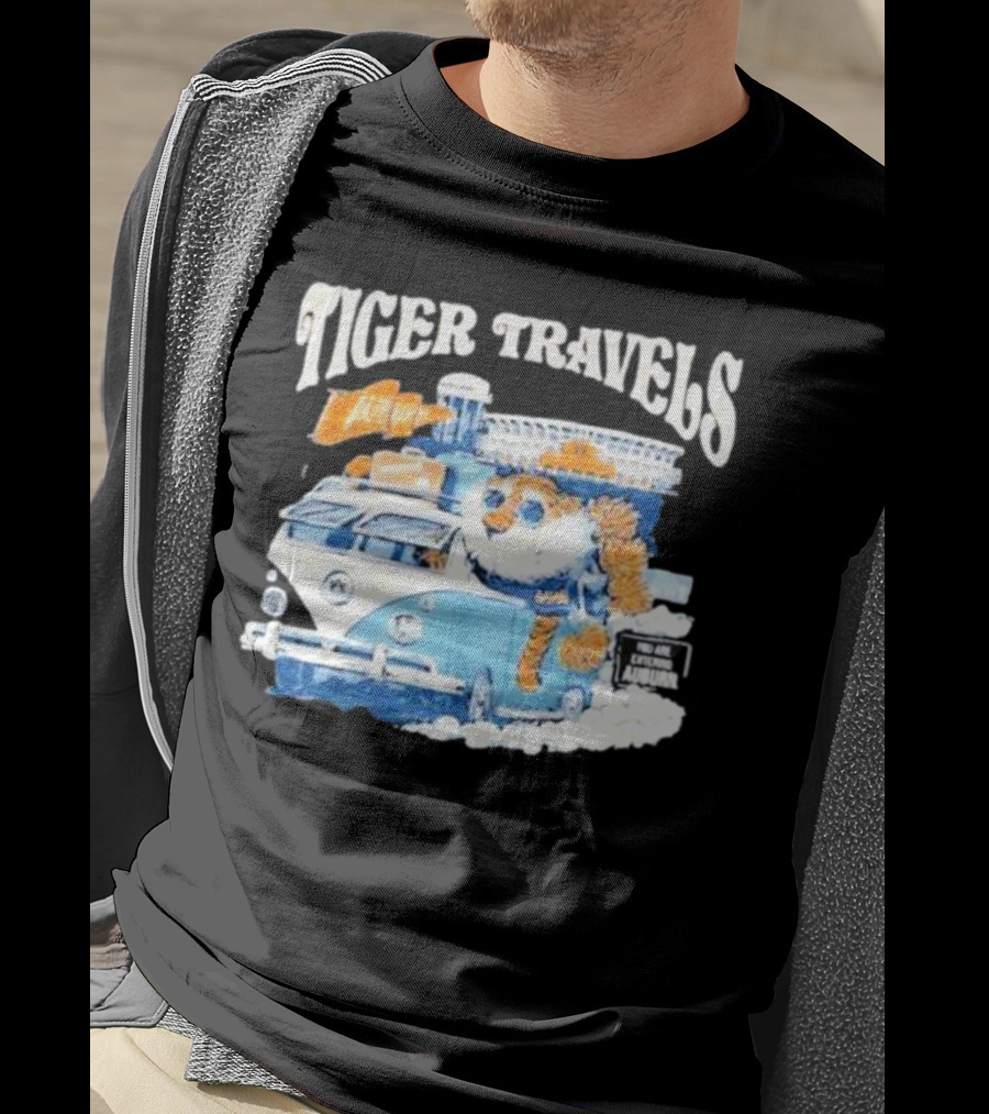 Tiger Travels Auburn Stadium Adventure T-Shirt