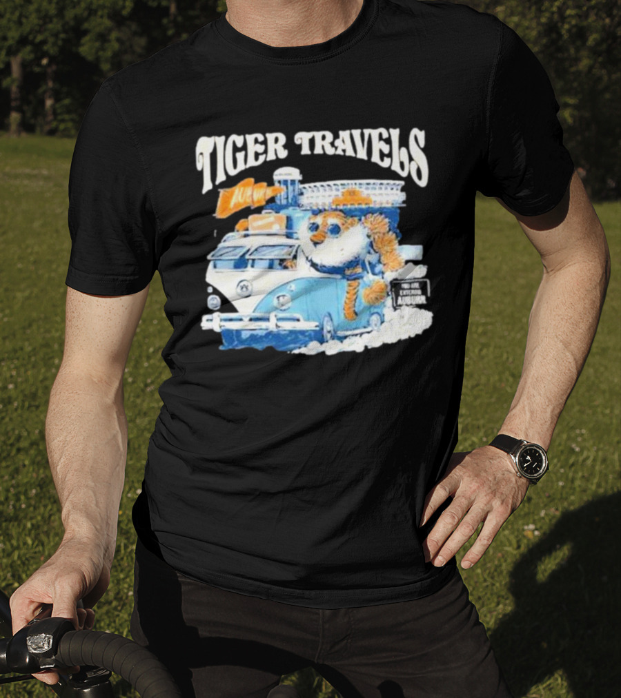Tiger Travels Auburn Stadium Adventure T-Shirt