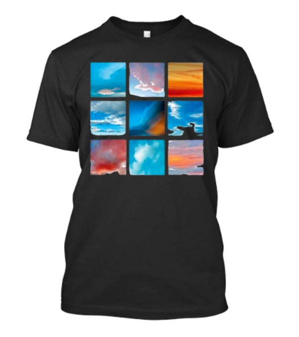 Sunsets And Skies Colorful Sky Panels T-Shirt