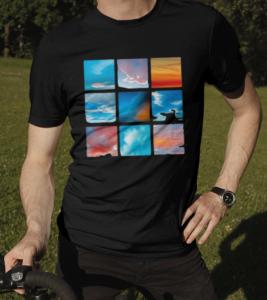 Sunsets And Skies Colorful Sky Panels T-Shirt