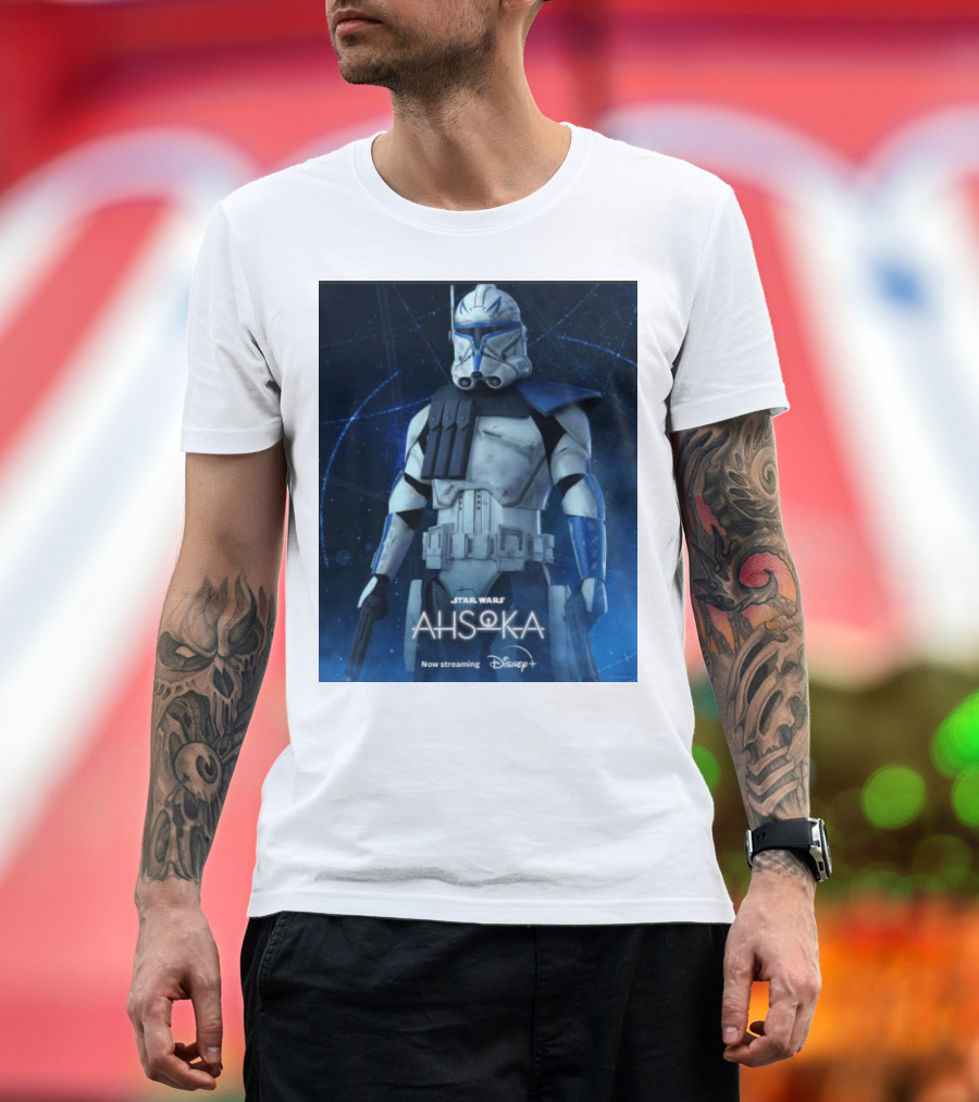 Star Wars Commander Rex in Ahsoka Now Streaming on Disney Plus T-Shirt