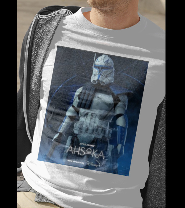 Star Wars Commander Rex In Ahsoka Now Streaming On Disney Plus T-Shirt