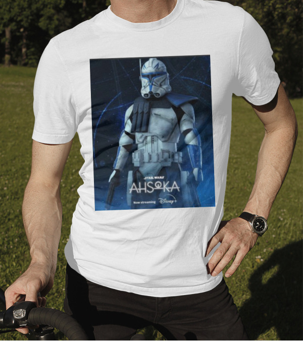 Star Wars Commander Rex In Ahsoka Now Streaming On Disney Plus T-Shirt