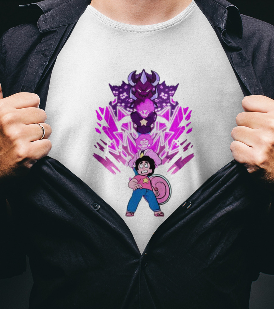 Jakeneutron Steven Universe Dark Fusion Transformation T-Shirt