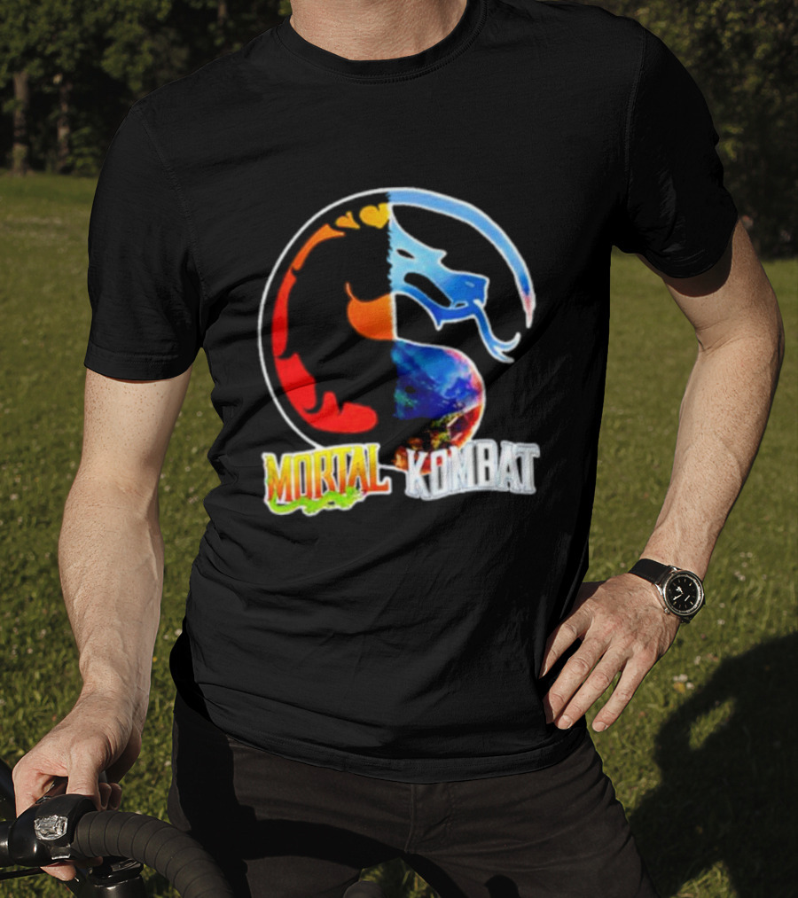 Mortal Kombat Dual-Color Dragon T-Shirt