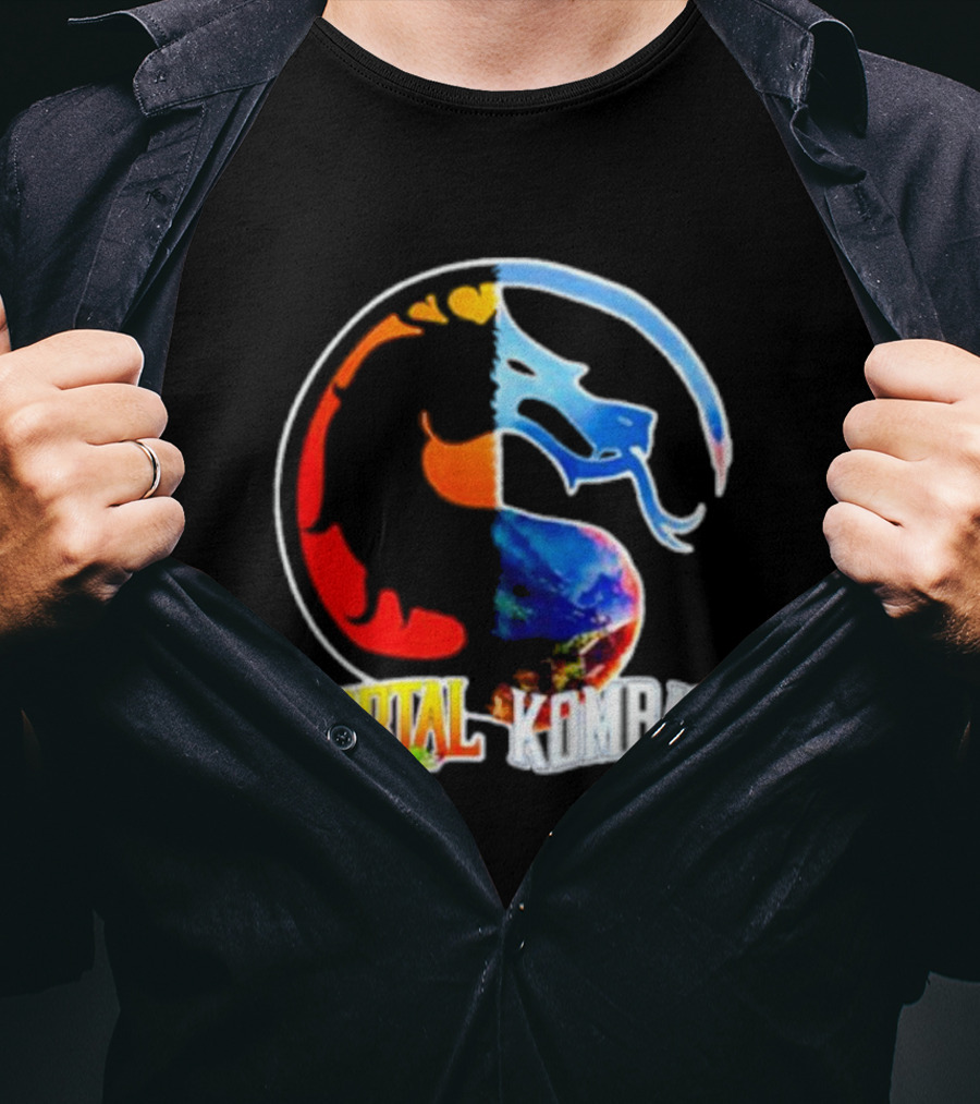 Mortal Kombat Dual-Color Dragon T-Shirt