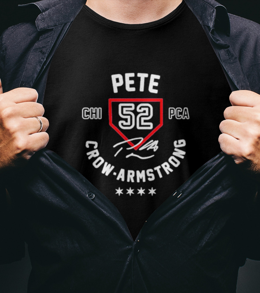 PETE 52 CHI PCA CROW ARMSTRONG MLBPA T-Shirt