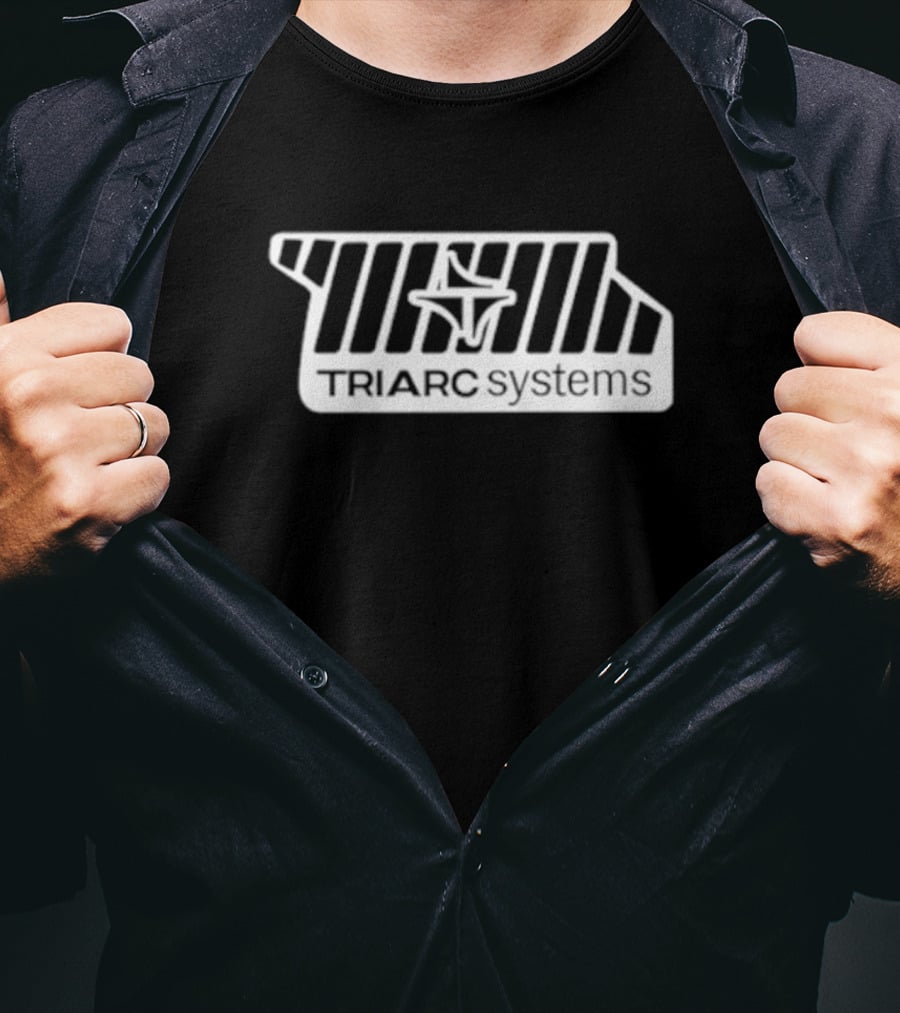 TRIARC Systems Logo With Star And Stripes T-Shirt