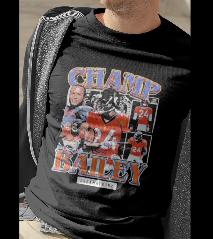 CHAMP BAILEY DREAMATHON NFL 24 T-Shirt
