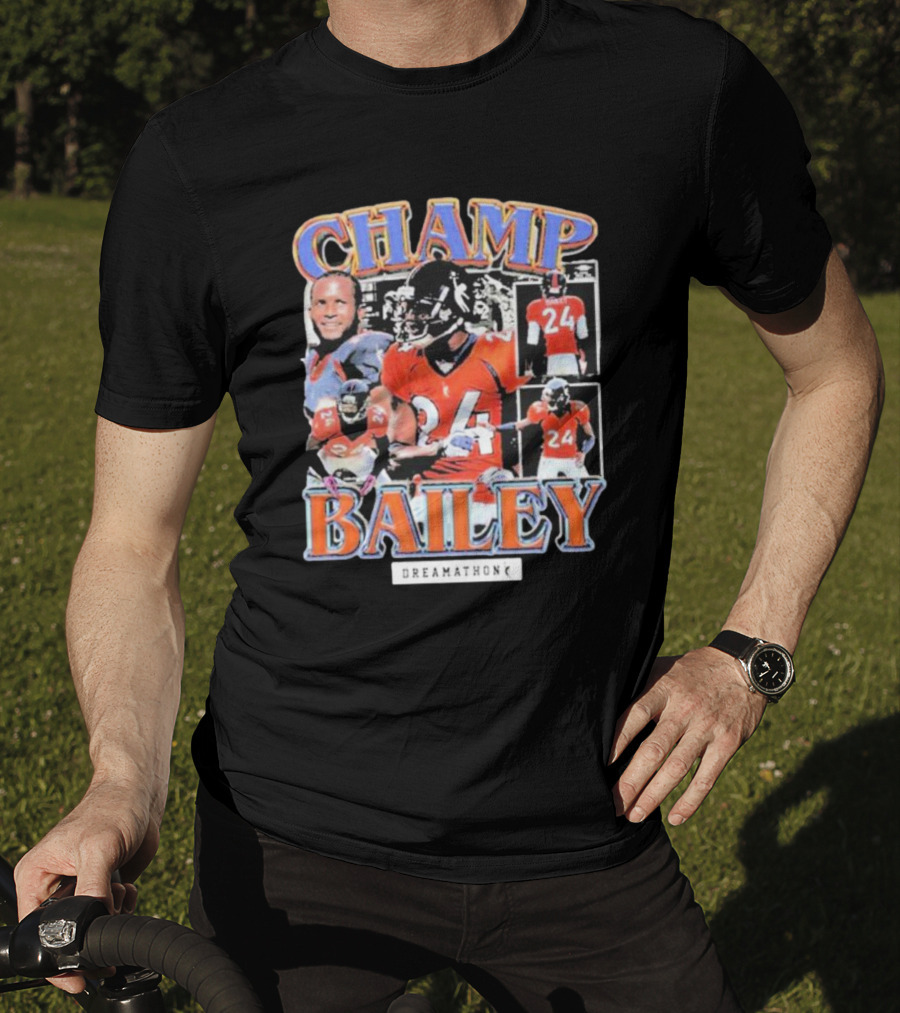 CHAMP BAILEY DREAMATHON NFL 24 T-Shirt