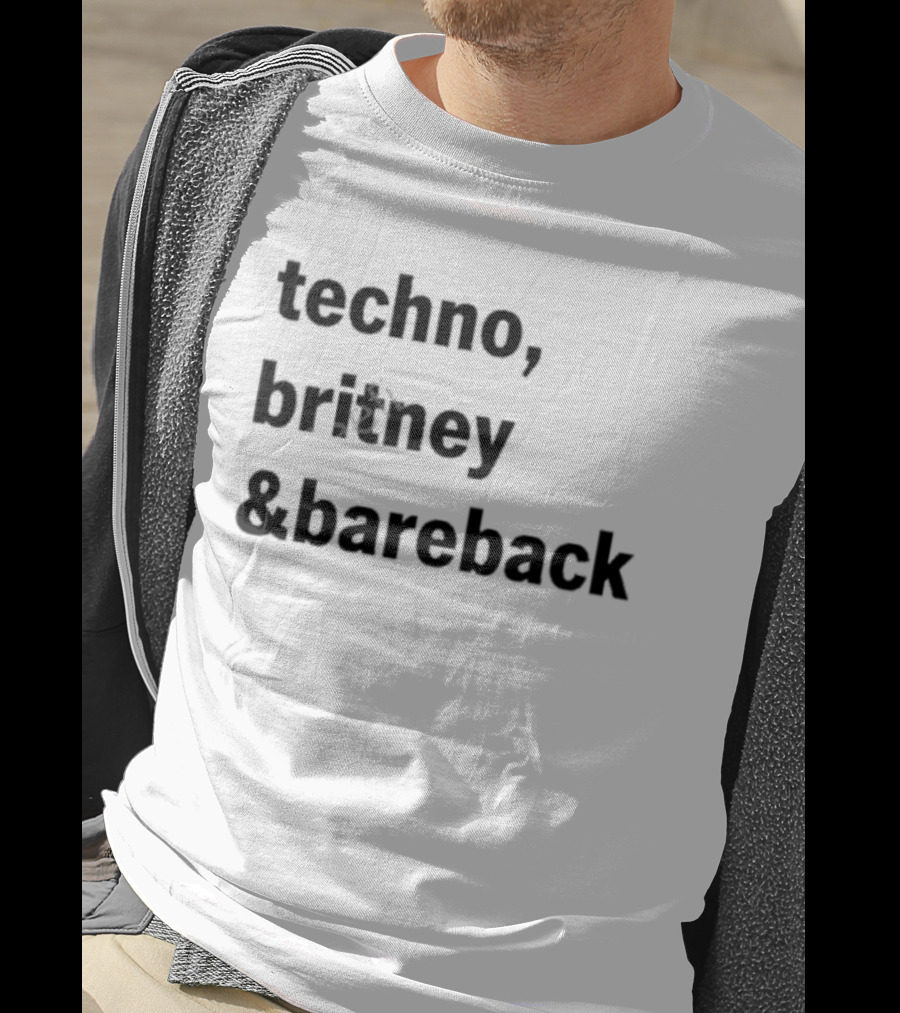 Martiijnn Techno Britney Bareback T-Shirt