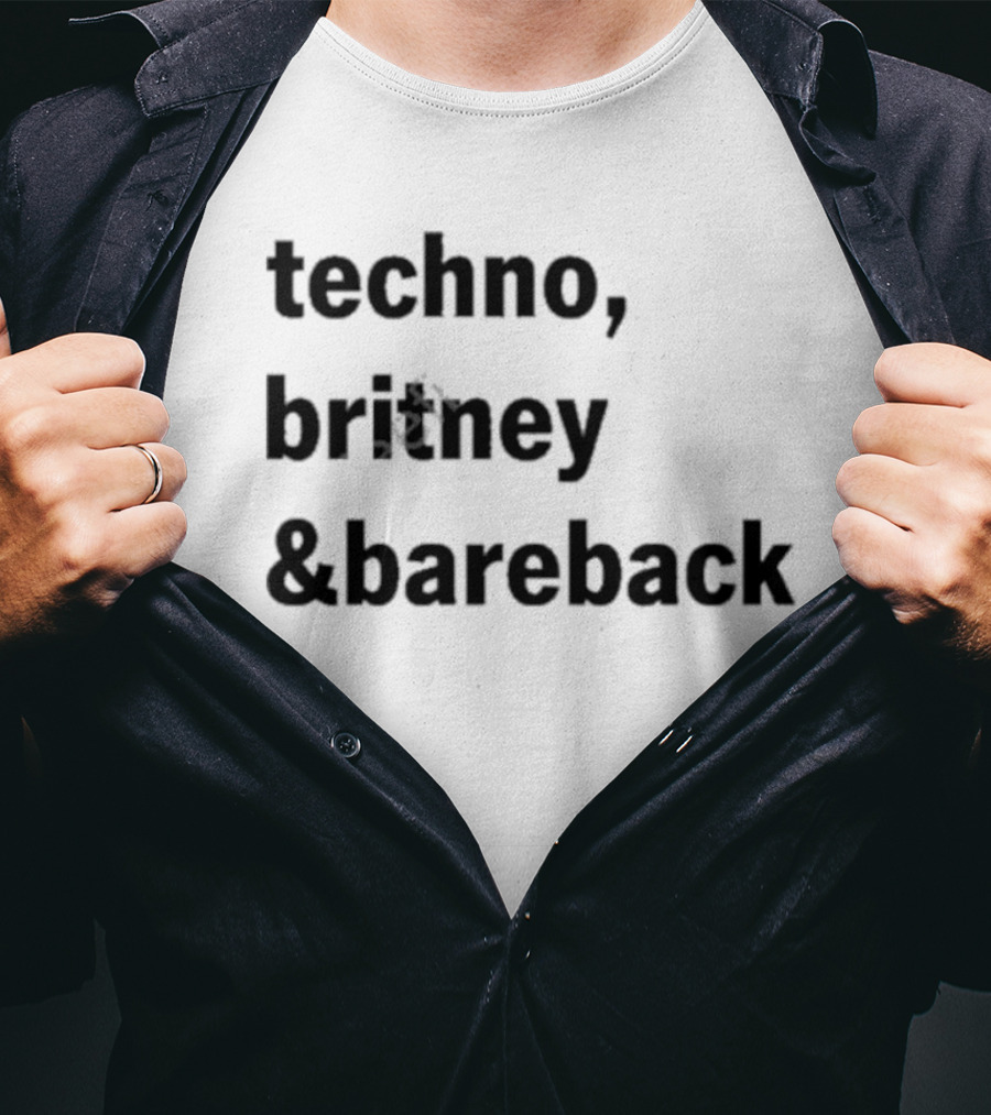 Martiijnn Techno Britney Bareback T-Shirt
