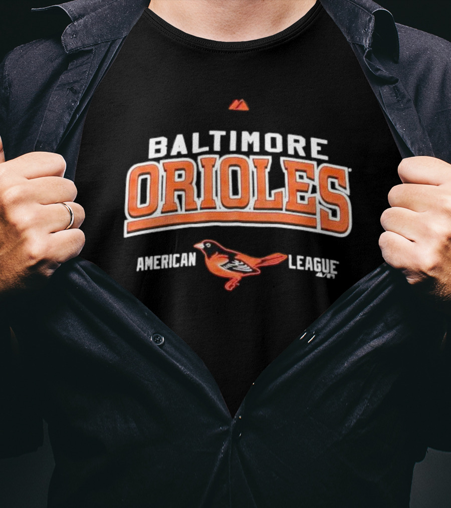 Baltimore Orioles Majestic American League Baseball Team T-Shirt