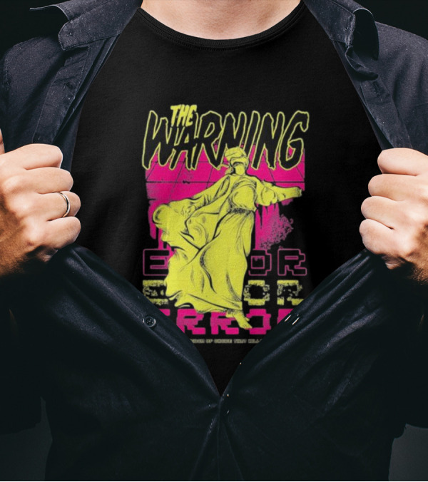 The Warning Error Freedom Of Choice Kills Mind Statue Neon Graffiti T-Shirt