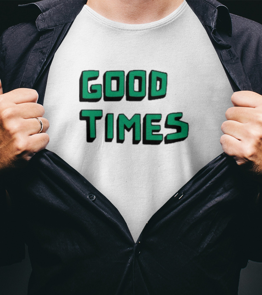 Good Times Bella Freud Black Shirt Fashion T-Shirt