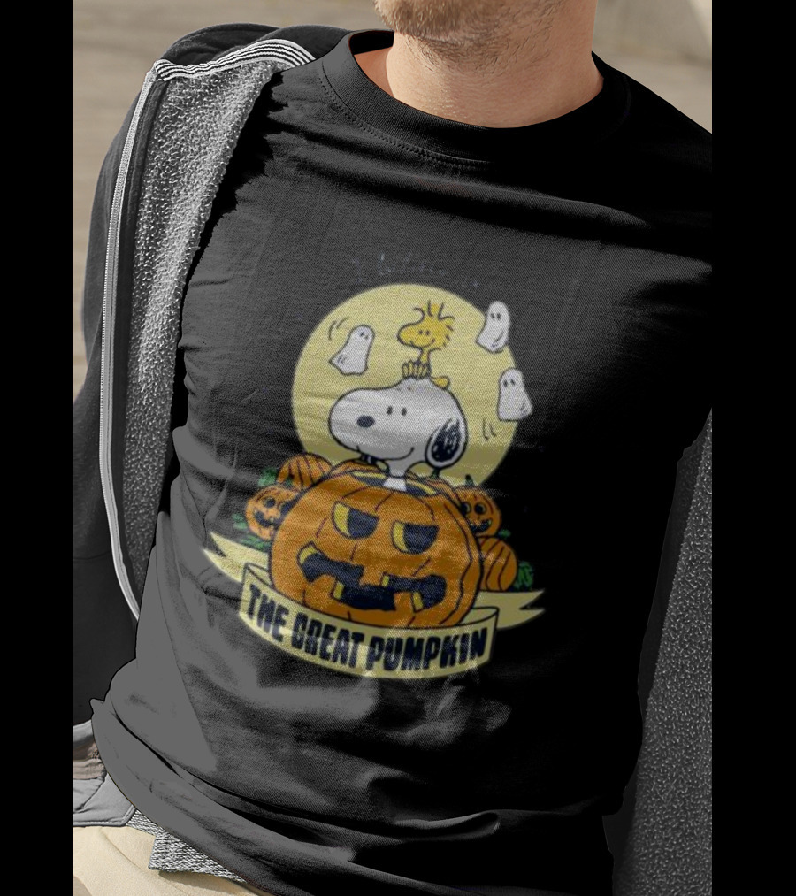 Snoopy And Woodstock I Believe In The Great Pumpkin Halloween Peanuts T-Shirt