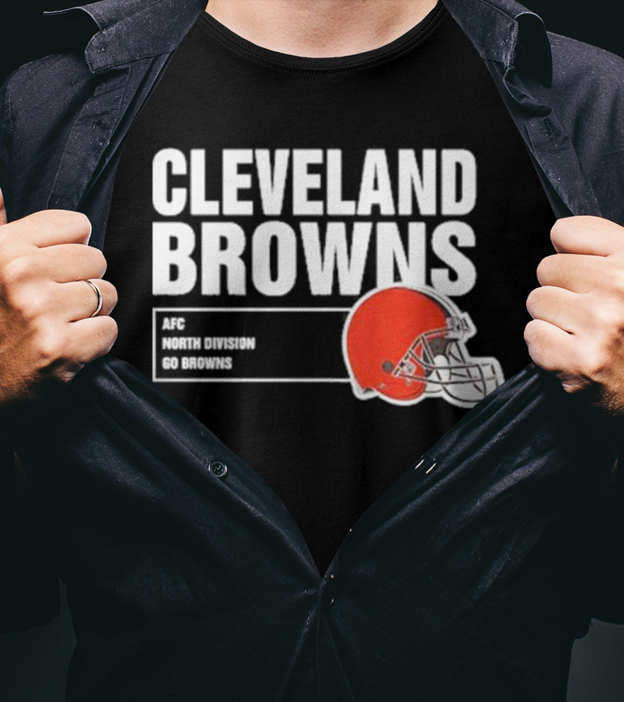 Cleveland Browns AFC North Division Go Browns T-Shirt