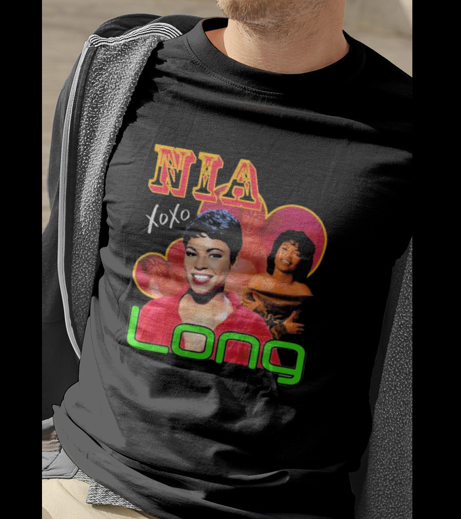Nia Long Xoxo 90s Nostalgia Collage T-Shirt