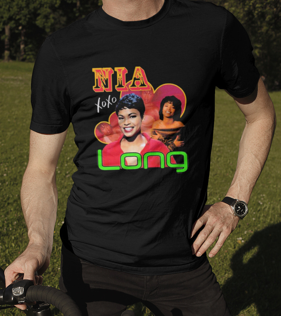 Nia Long Xoxo 90s Nostalgia Collage T-Shirt
